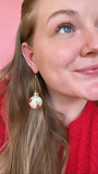 Holly Ornament Earrings