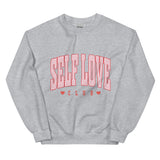 Printed Self Love club Hearts Sweatshirt