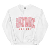 Printed Self Love club Hearts Sweatshirt